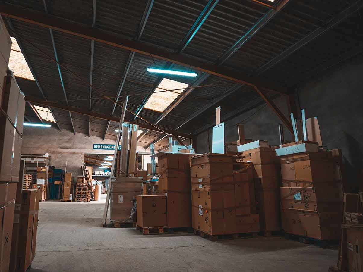 garde meuble en charente déménagements Delage